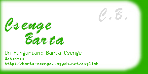 csenge barta business card